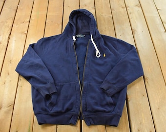 Vintage 90s Polo Jeans Co. Ralph Lauren Fleece Full Zip Hoodie