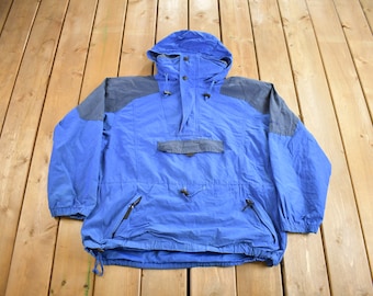 Vintage 1980s 1990s Columbia Sportswear Anorak Side Zip Ski Jacket