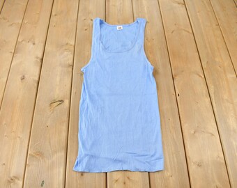 Vintage 1990s Blank Fruit Of The Loom Tank Top Made In USA