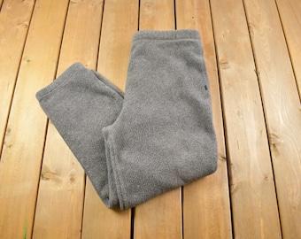 Vintage 1990s Polo Ralph Lauren Fleece Sweat Pants Size XL / Vintage Polo / Streetwear / Fleece Pants / Vintage Sweat Pants