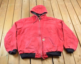 ジャケット・アウター 90s-00s Carhartt active jacket XL Red 90s-00s Carhartt active jacket XL Red