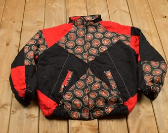 Vtg 70 80's Sportsmaster Red Nylon USMC USA Marine Corps