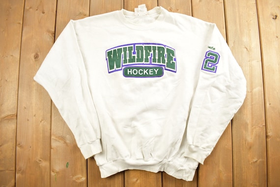 Vintage NHL (Salem) - Los Angeles Kings Fire on Ice T-Shirt 1990 Large