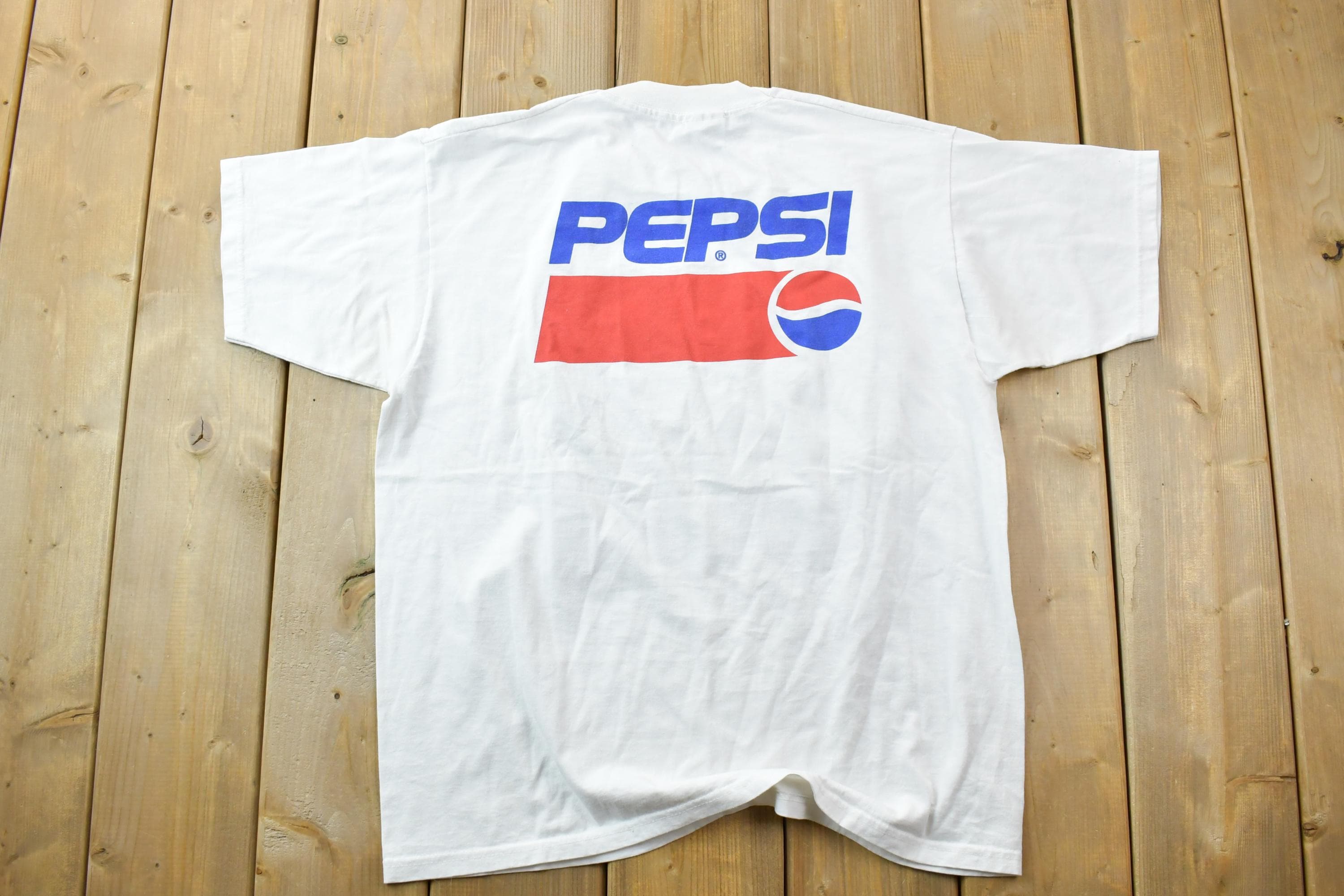 Vintage 1990s Pepsi Sickle Cell Graphic T-shirt / Vintage T Shirt