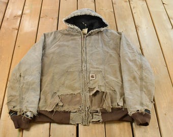 Vintage 1990s Carhartt Thrashed Active Jac Work Jacket / Workwear Vintage 1990s Carhartt Thrashed Active Jac Work Jacket / Workwear