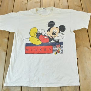 ヴィンテージ 1990年代 ミッキーマウス グラフィック Tシャツ / 90年代 グラフィック Tシャツ / ヴィンテージ ディズニー / カナダ製