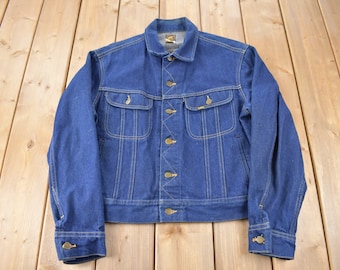 1960s Lee Sanforized 101-J Union Made Denim Jacket // 42 Long