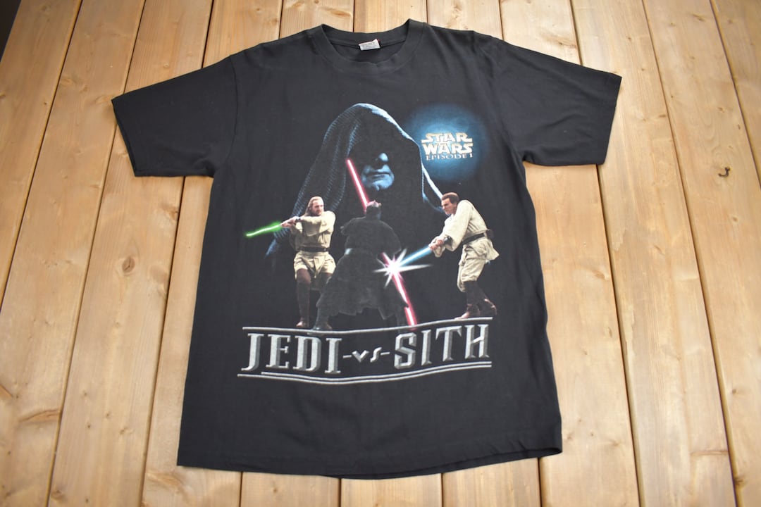 Vintage 1999 Star Wars Episode 1 Promo T-shirt / Jedi Vs Vintage 1999 Star Wars Episode 1 Promo T-shirt / Jedi Vs
