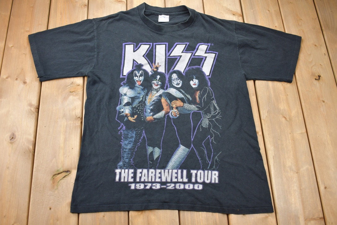 米国製 00s KISS Ｔシャツ THE FAREWELL TOUR 2001 00's KISS THE FAREWELL TOUR Band T-Shirt M / キッス バンドTシャツ