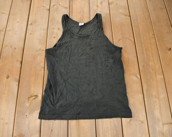 Vintage 1990s Blank Fruit Of The Loom Tank Top Made In USA