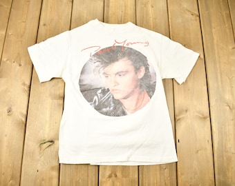 Vintage 1985 Paul Young The Nine Go Mad With Danny Crocket World Tour Band T-shirt / Band Tee / Single Stitch / USA Made / Premium Vintage