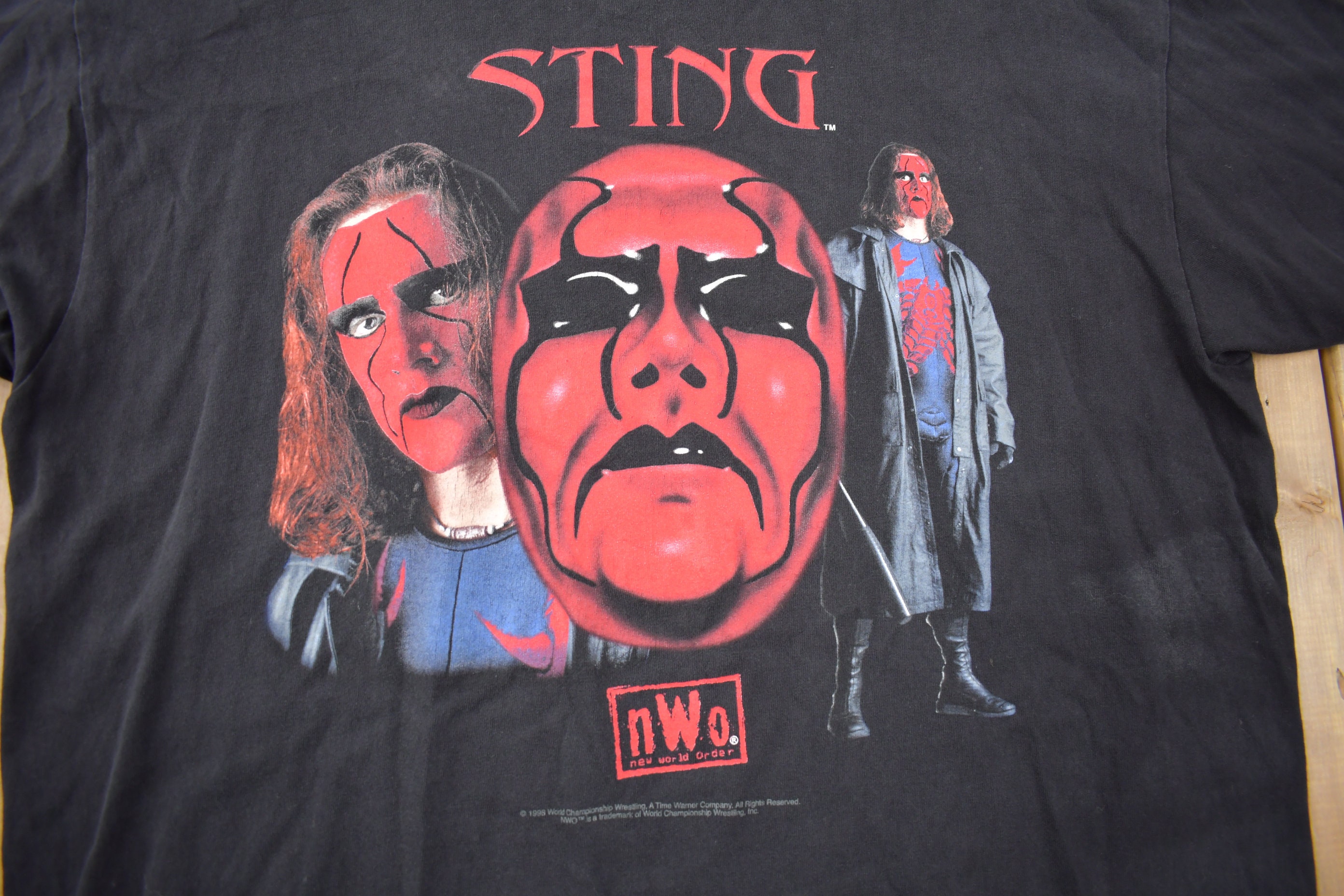 Vintage WCW Sting Graphic Wrestling T-shirt / Vintage Wrestling 