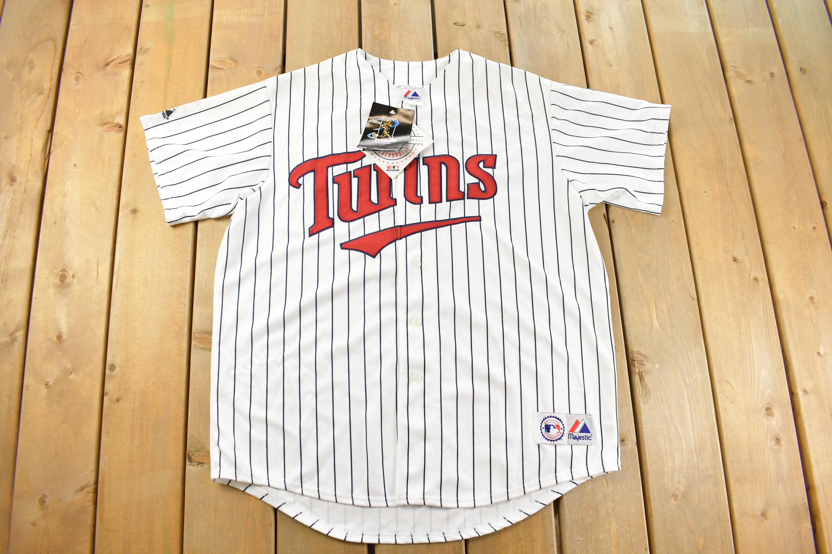 Vintage 2000s Minnesota Twins Joe Mauer #7 MLB Baseball Jersey