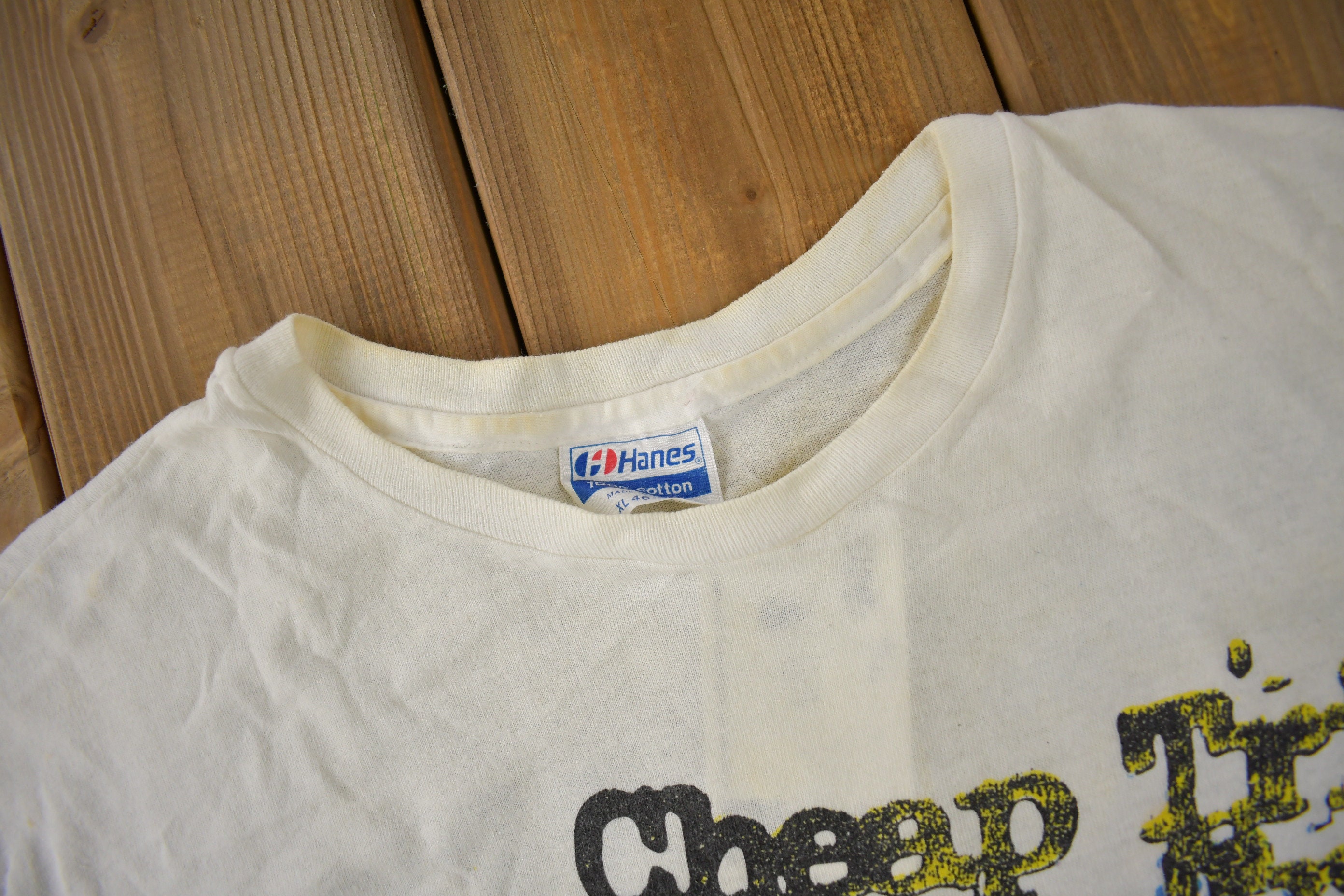 Vintage 1988 Cheap Trick Lap of Luxury Tour Promo T Shirt Made in 