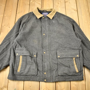 Vintage 1990s Pendleton Thinsulate 3M Insulation Wool Jacket / Vintage Wool Coat / Casual Wear / Streetwear / Made In USA / Winter Jacket