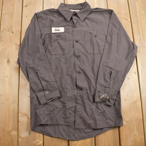 Vintage 1980s Workwear Corporation Uniform Hemd / Mechaniker Hemd / Arbeitskleidung / Vintage Uniform / 80s Workwear / Made in USA