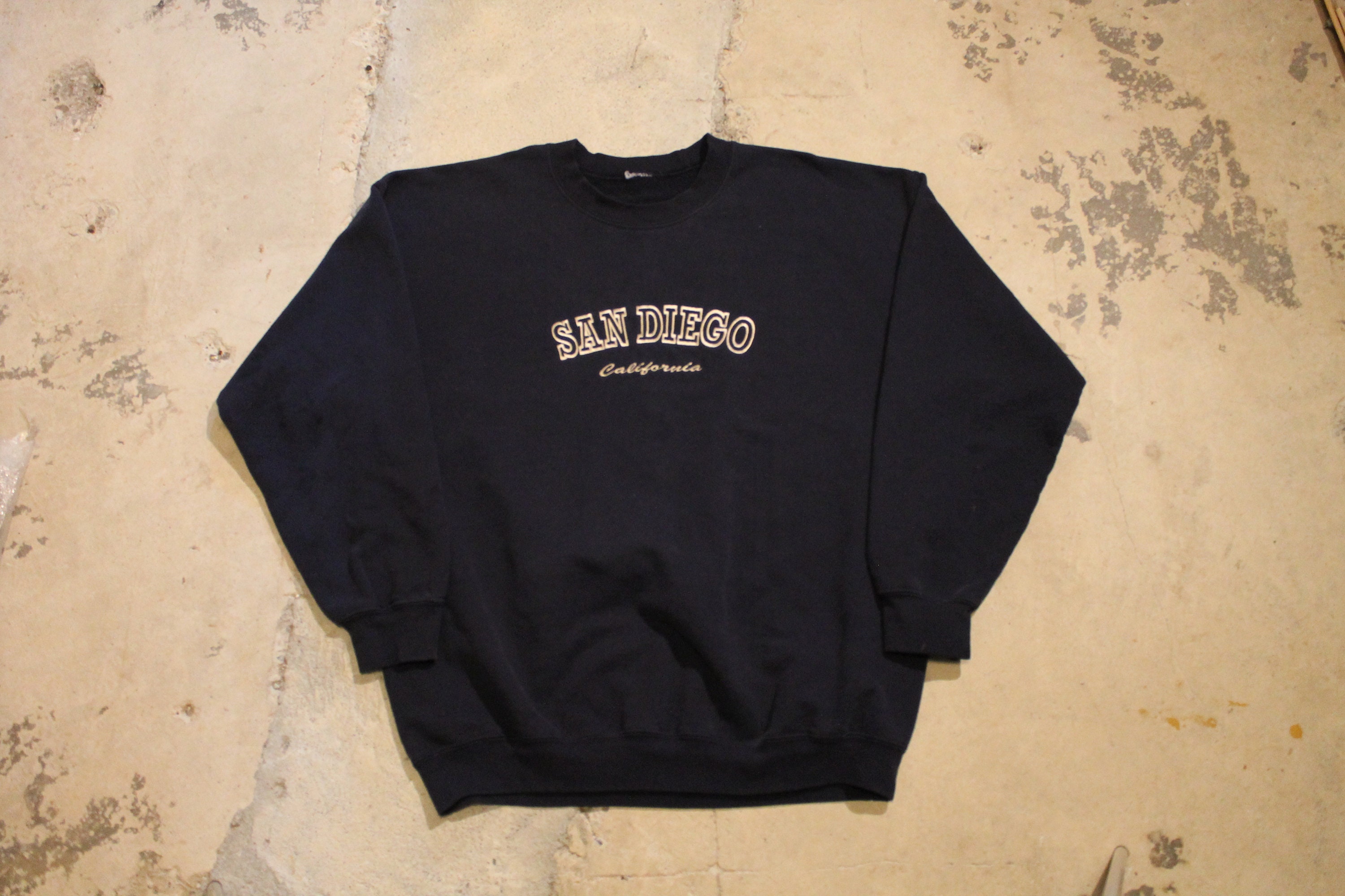 90s Crewneck / Vintage Embroidered Sweatshirt / San Diego | Etsy