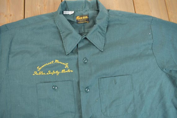 Vintage 1970s Somerset County Chain Stitched Work… - image 3