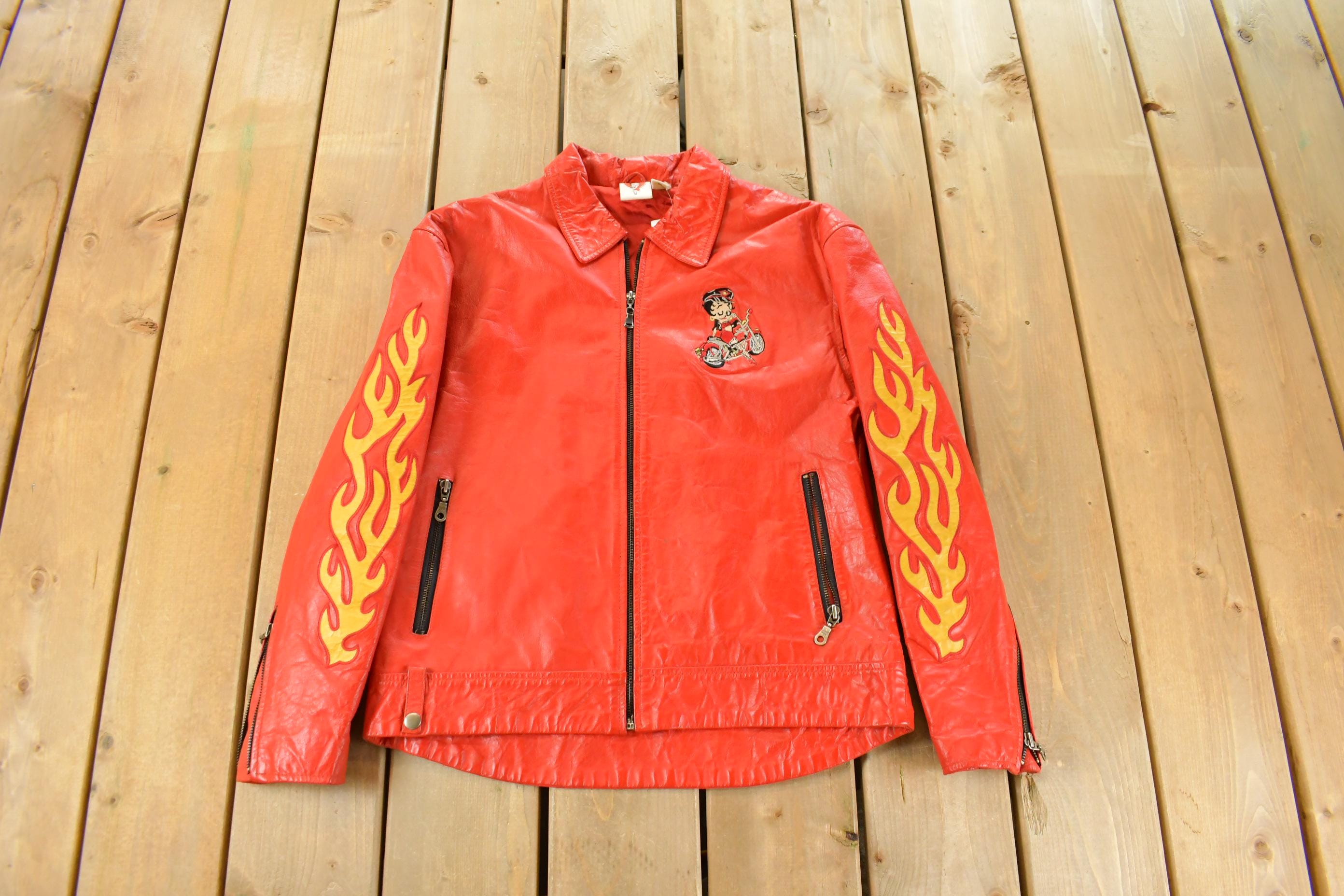 Betty Boop Leather Jacket - Etsy