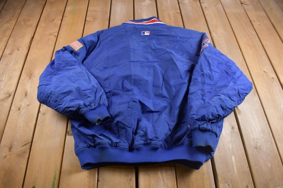 Vintage 1990s Chicago Cubs MLB Majestic Windbreaker Baseball