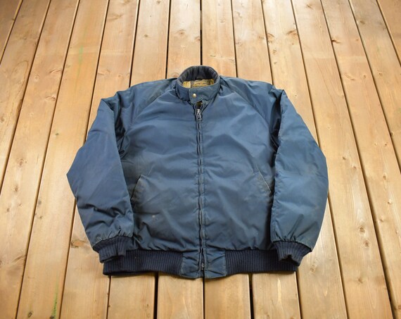 Vintage 1990s Eddie Bauer Puffer Jacket / Goose Down Fill 