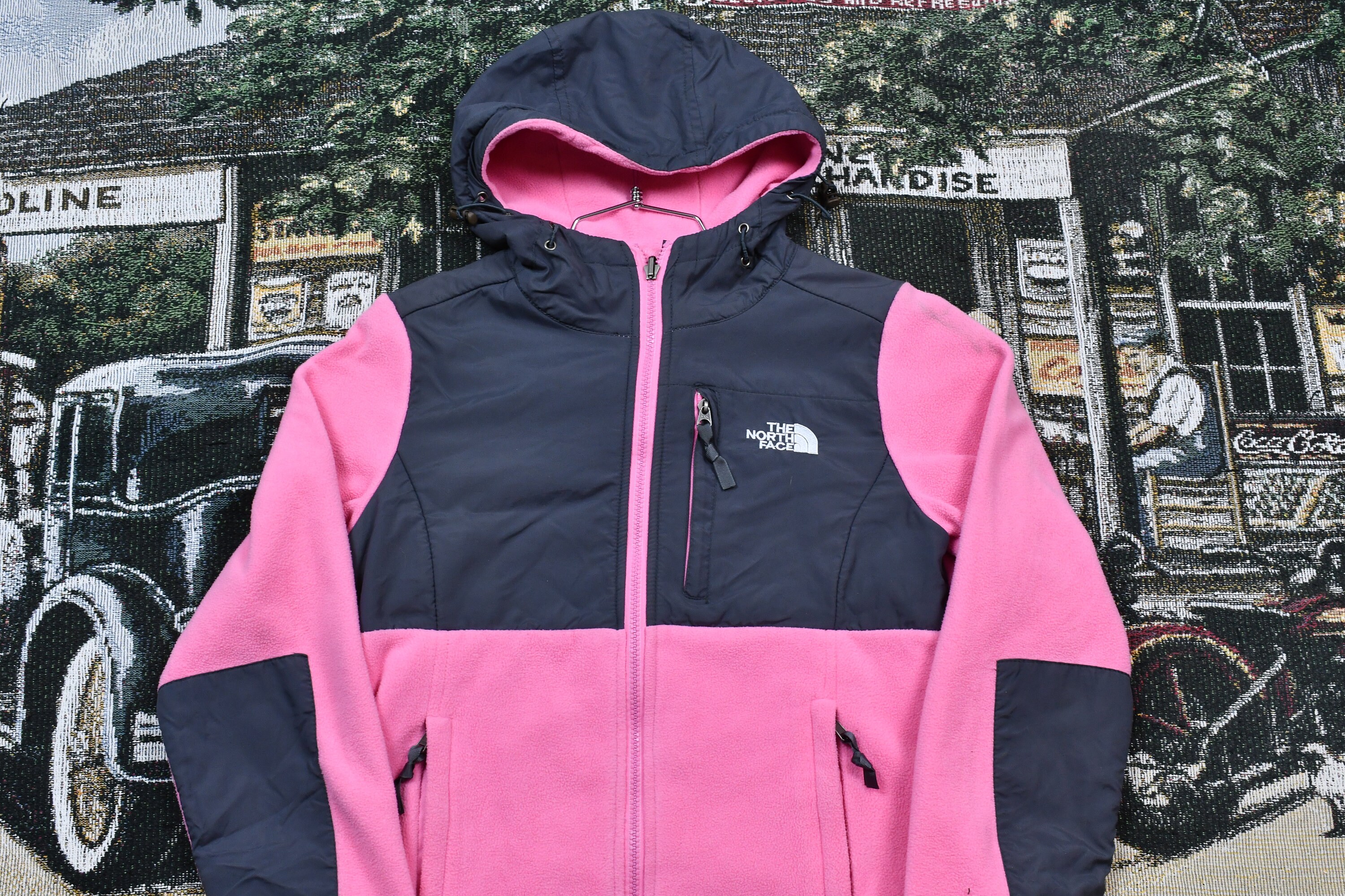 Vintage 1990s the North Face Denali Fleece Sweater / Color Block 