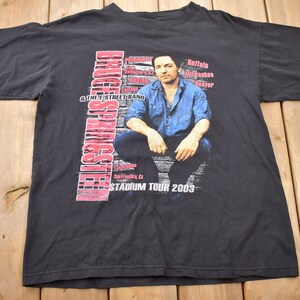 Vintage 2003 Bruce Springsteen Stadium Tour T-shirt / Band Tee  / Music Promo / Premium Vintage / Y2K