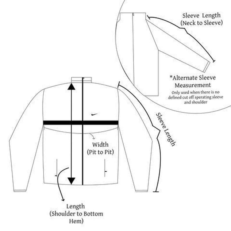 North face ski jacket size chart deals