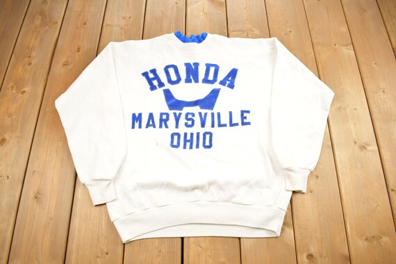 Vintage 1980s Honda Marysville Ohio Crewneck Sweatshirt / 80s - Etsy