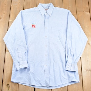 Vintage 1980s Todd K Mart Uniform Button Up Shirt / Work Shirt / 80s Workwear / Vintage Uniform / 90s Workwear / Made in USA