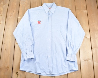 Vintage 1980-tals Todd K Mart uniformskjorta / arbetsskjorta / 80-tals arbetskläder / Vintage uniform / 90-tals arbetskläder / Tillverkad i USA