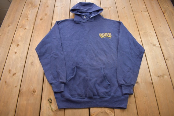 Vintage 1990s Jerzees River Valley Graphic Hoodie / Made in - Etsy