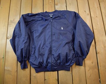 Vintage 1990s Nautica Reversible Harrington Jacket / 90s