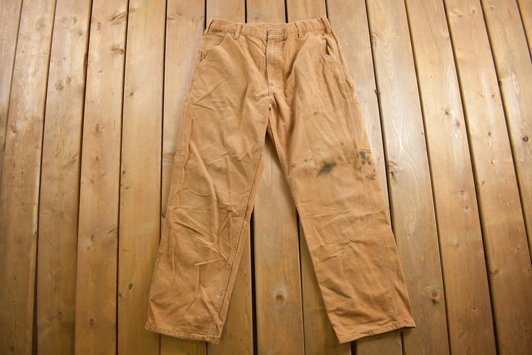 パンツ Carhartt vintage 90s custom aboudream Vintage 1990s Carhartt Carpenter Pants Size 33 X 29 / 90s