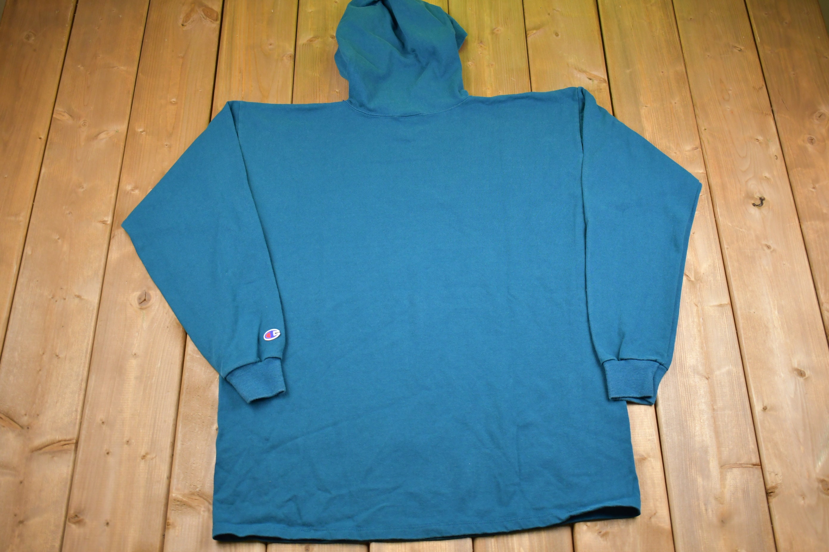 Vintage 1990s Champion Embroidered Made in USA Hoodie