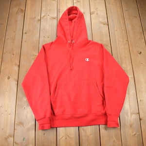 Vintage 1990s Champion Reverse Weave Hooded Sweatshirt / Vintage Champion / Vintage Pullover / Streetwear / Athleisure Sportswear