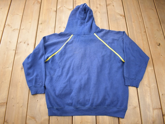 Vintage 1970s Blank Raglan Hoodie / Raglan Sweater / Made in USA 