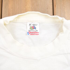 Vintage 1990s Picture of Random Guy Graphic T Shirt / *Stained* / Discoloration / Vintage T Shirt / Streetwear / Single Stitch / Made In USA image 3