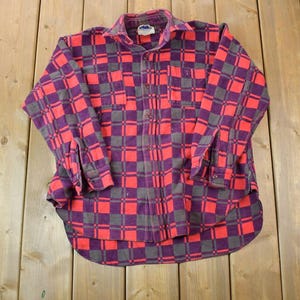 Vintage 1960s Champion Button Up Plaid Flannel / Vintage Champion / Vintage Button Up / Streetwear / Athleisure Sportswear / 60s Champion