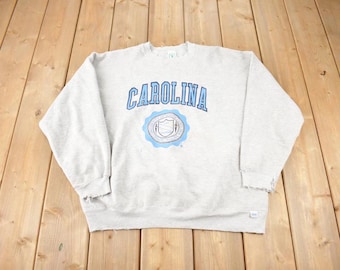 Vintage 1990s University Of North Carolina Crewneck Made In USA