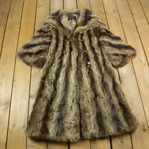 Vintage 1970s Paul Magden Furs Full Length Raccoon Fur Coat / Winter Outerwear / Streetwear / True Vintage / Fur Jacket / Formal