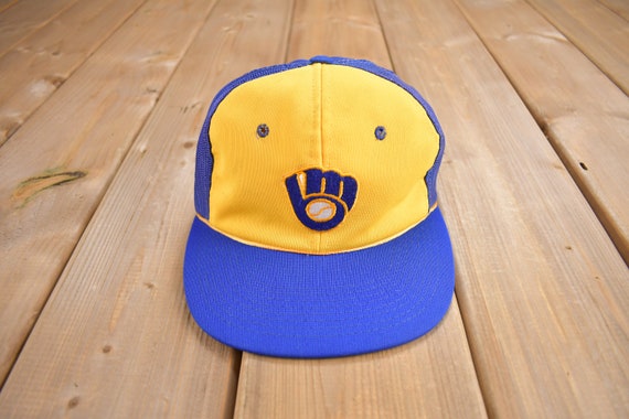 Vintage 1980s Milwaukee Brewers MLB Trucker Hat /… - image 1