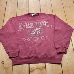 Vintage 1998 Cougars Rose Bowl University Of Washington State Collegiate Crewneck / Embroidered / NCAA Sweatshirt / Sportswear / Americana