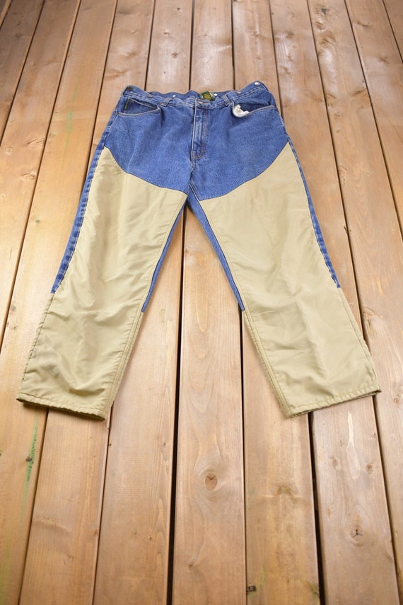 Vintage 1990s Cabelas Double Front Hunting Pants … - image 3