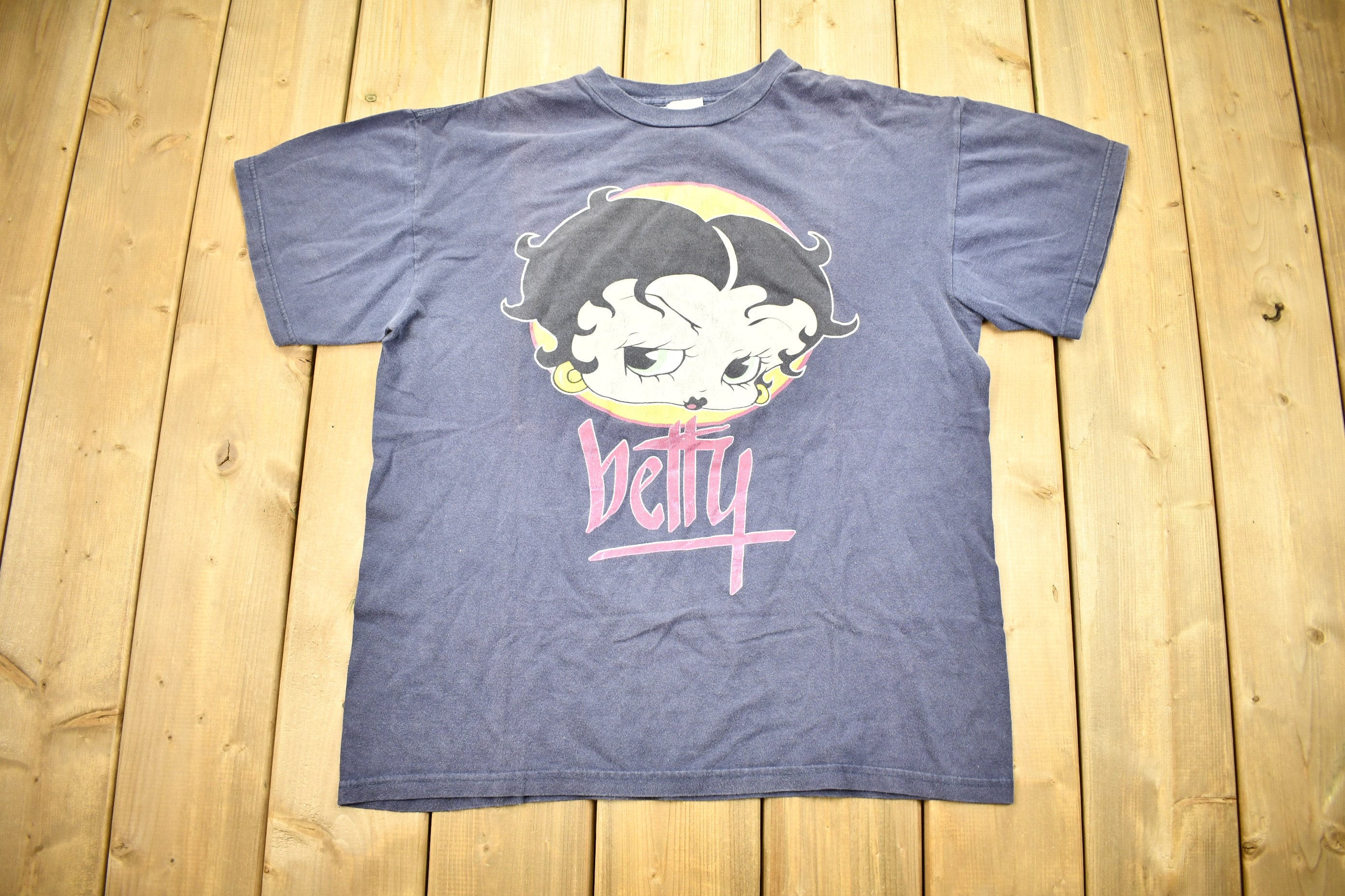 Vintage 1990s Betty Boop Angry Face Graphic Cartoon T-shirt Single 