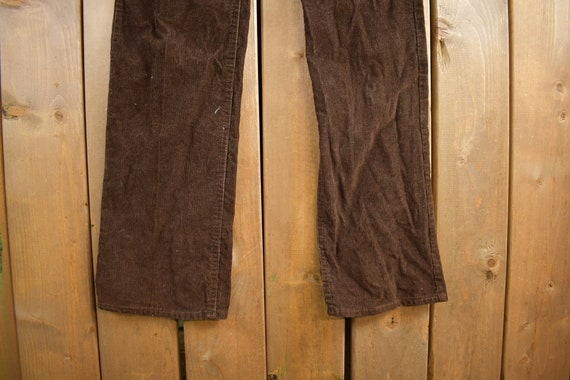 Vintage 1990s Lee Brown Corduroy Pants Size 32x32… - image 5