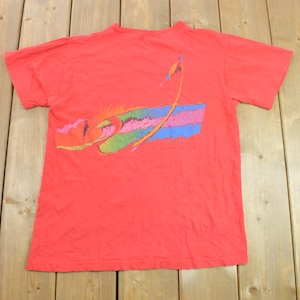 Vintage 1985 Ocean Pacific Surf Graphic T-Shirt / Street Sports / Streetwear / Retro Style / Single Stitch / Made In USA / 80s Graphic Tee