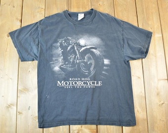 Vintage Harley Davidson Joe Carson Long Sleeve T Shirt Tee Made