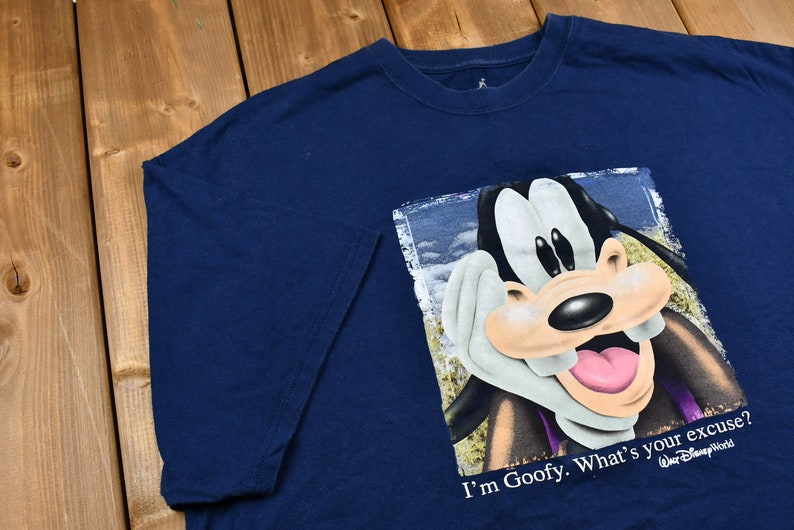 Vintage 1990s Goofy T-shirt / Disney / Vintage T-shirt / Mickey Mouse / Streetwear / Walt Disney World / Graphic Tee image 3