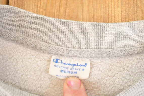 Vintage Y2K Lambda Chi Champion Reverse Weave Cre… - image 5